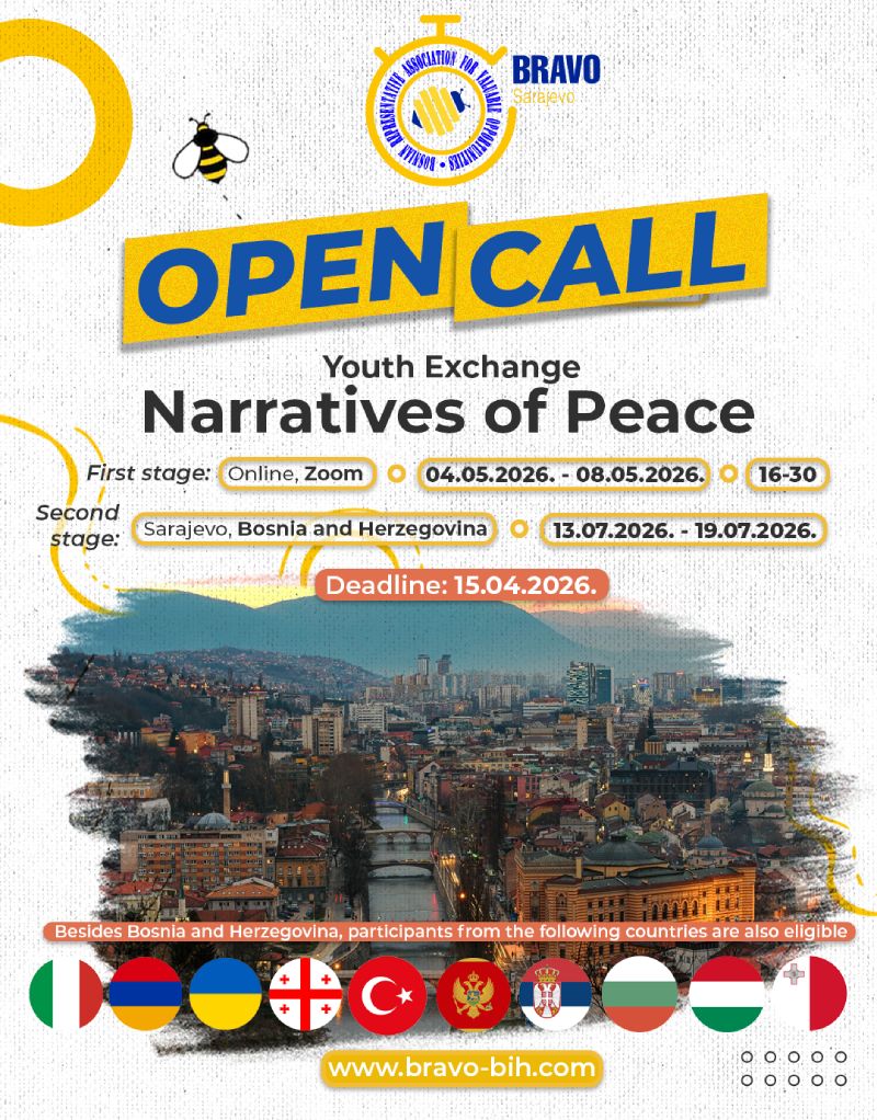 [Open Call] – Youth Exchange Narratives of Peace