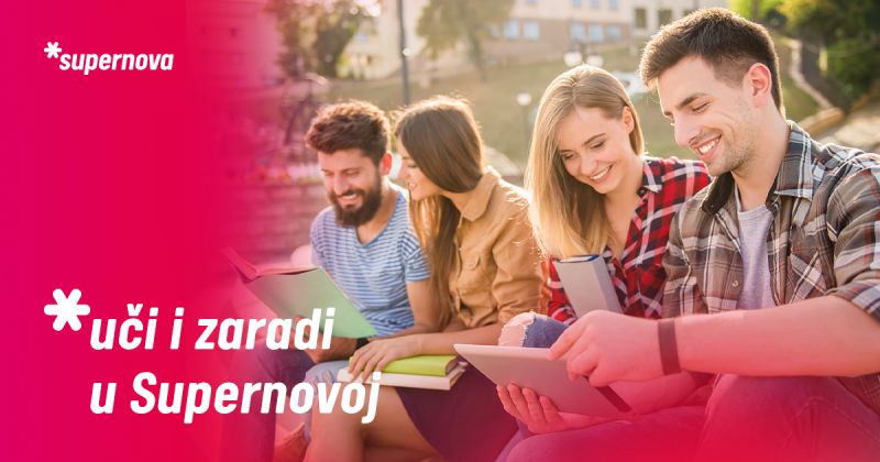 Poziv za studente: Uči i zaradi u Supernovoj