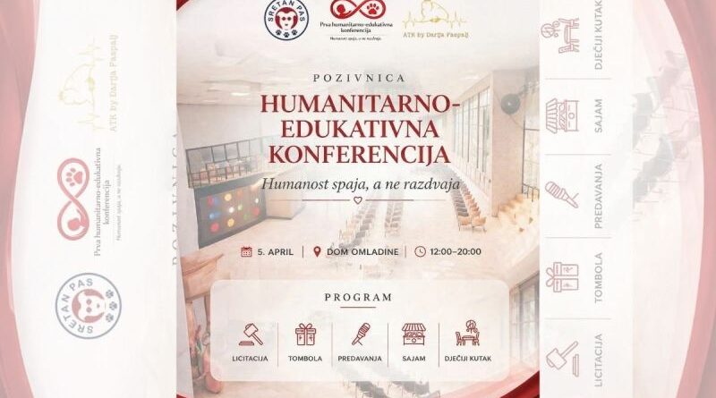 Prva humanitarno-edukativna konferencija u nedjelju u Banjaluci