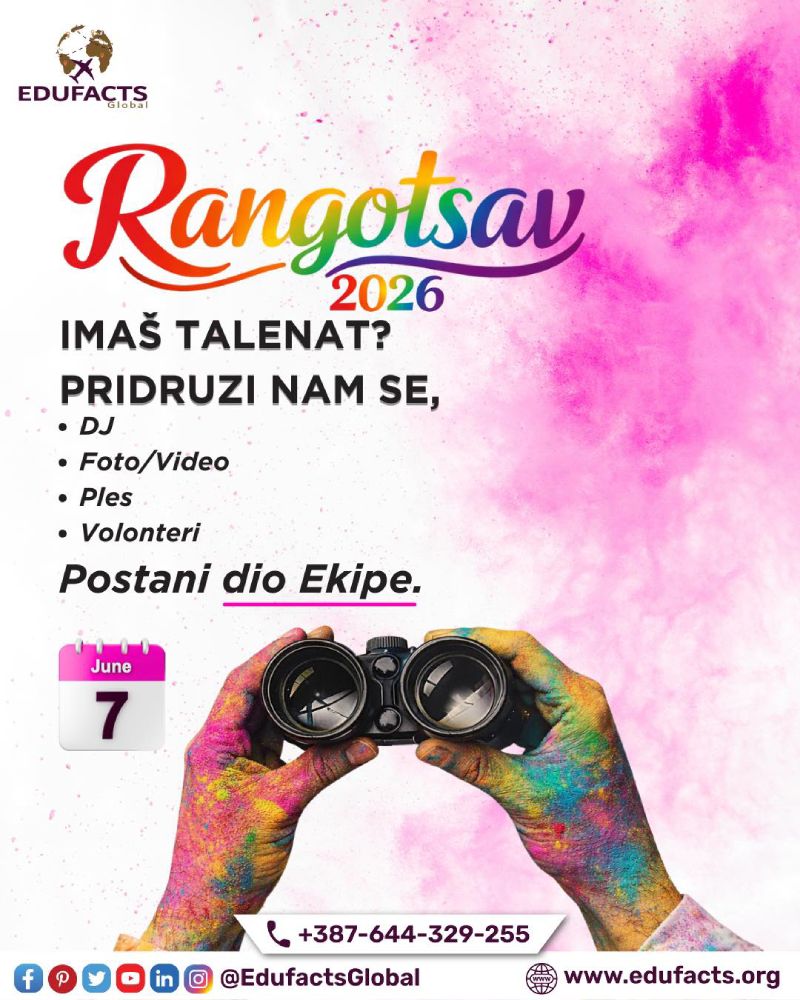 Rangotsav 2026: Postani dio Ekipe