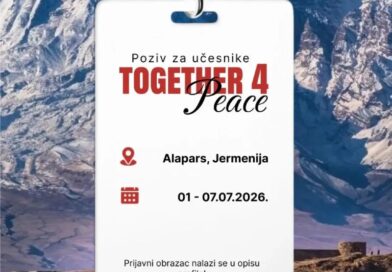 Međunarodni trening namijenjen mladima i liderima: "Together 4 Peace"