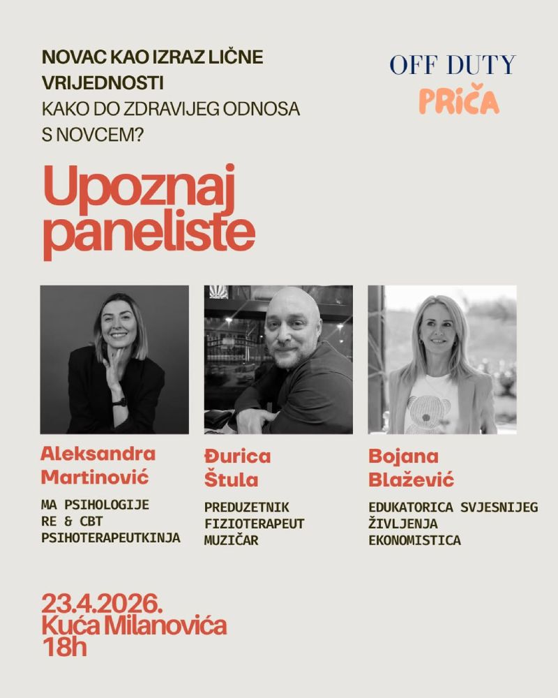 Upoznajte paneliste trećeg OFF PRIČA panela