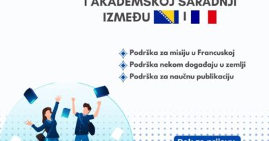 Poziv s ciljem pružanja podrške naučnoj i univerzitetskoj saradnji između Francuske i BiH