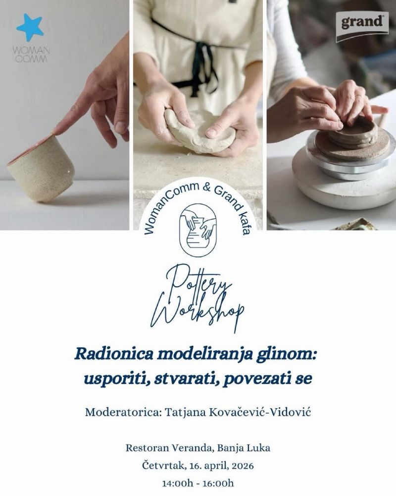 Radionica modeliranja glinom: usporiti, stvarati, povezati se