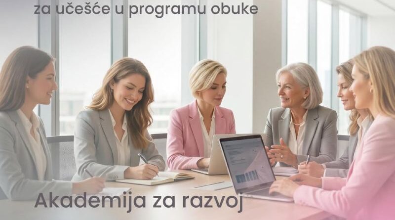 Akademija za razvoj liderskih vještina žena u privredi – prijave otvorene!