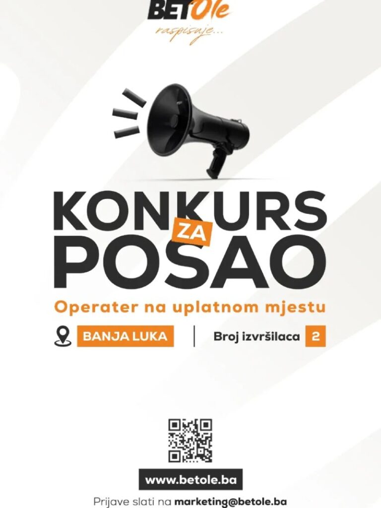BetOle zapošljava
