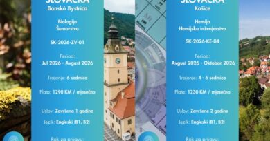 Dvije IAESTE prakse u Slovačkoj