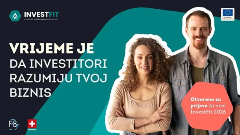 InvestFit 2026: Nova prilika za startupe i buduće preduzetnice