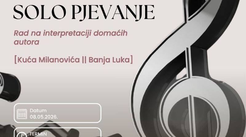 Masterklas solo pjevanja u Kući Milanovića