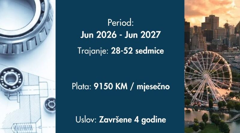 Nova IAESTE praksa: Inženjerska praksa u Montrealu