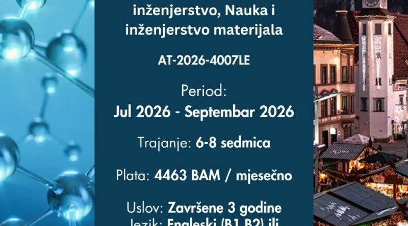 Nova IAESTE prilika u Austriji
