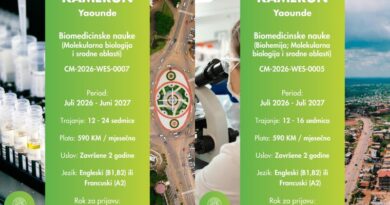 Nove IAESTE prakse u Kamerunu: Biomedicinske nauke i laboratorijska istraživanja