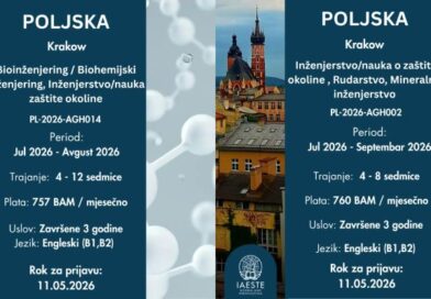 Nove IAESTE prakse u Poljskoj
