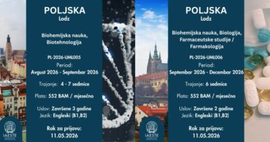 Nove IAESTE prakse u Poljskoj