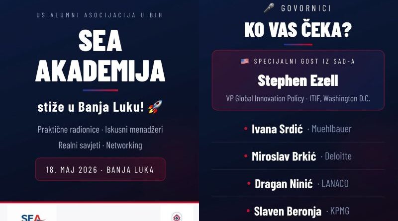 Otvorene prijave za prvu SEA Akademiju u Banjoj Luci