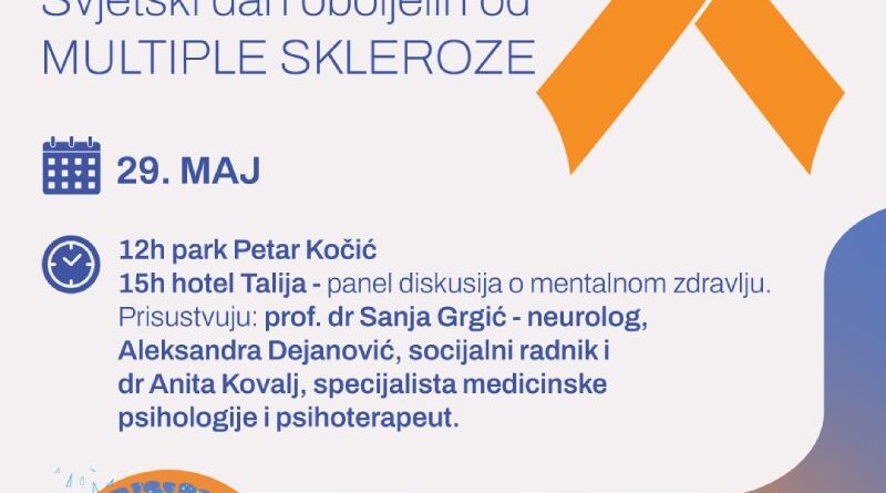 Obilježavanje Svjetskog dana oboljelih od multiple skleroze pod motom "Moja glava, moja briga"