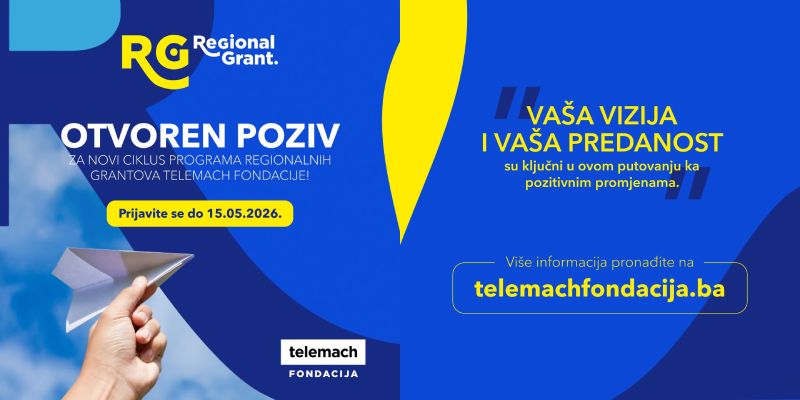 Otvoren je peti poziv za Program regionalnih grantova 2026