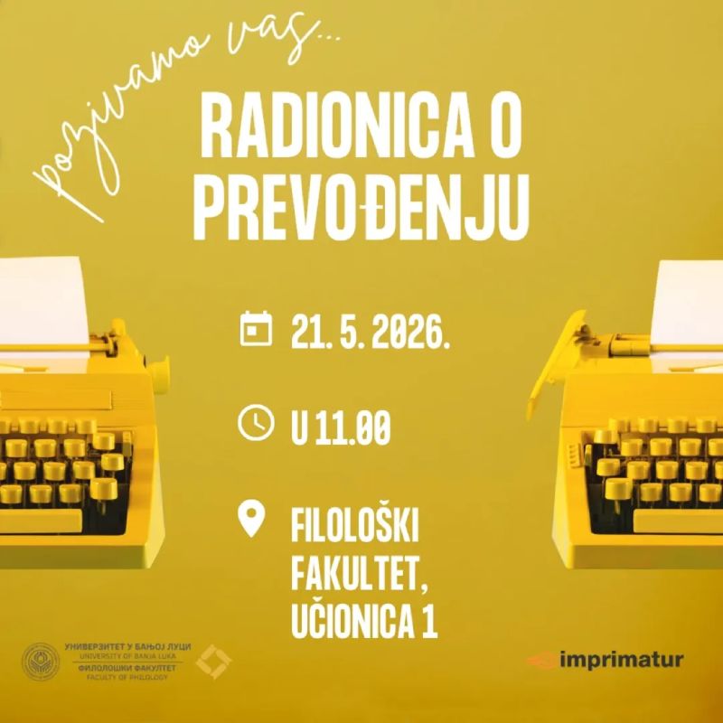 Radionica o prevođenju
