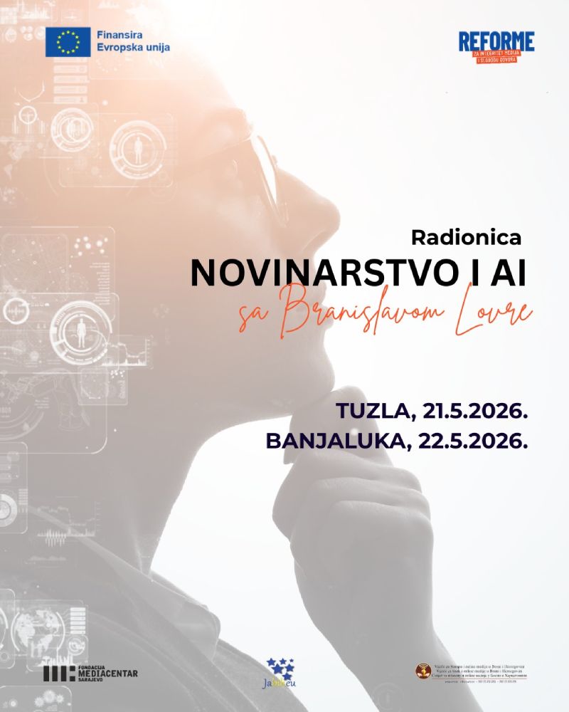 Radionica o upotrebi AI u novinarstvu sa Branislavom Lovre