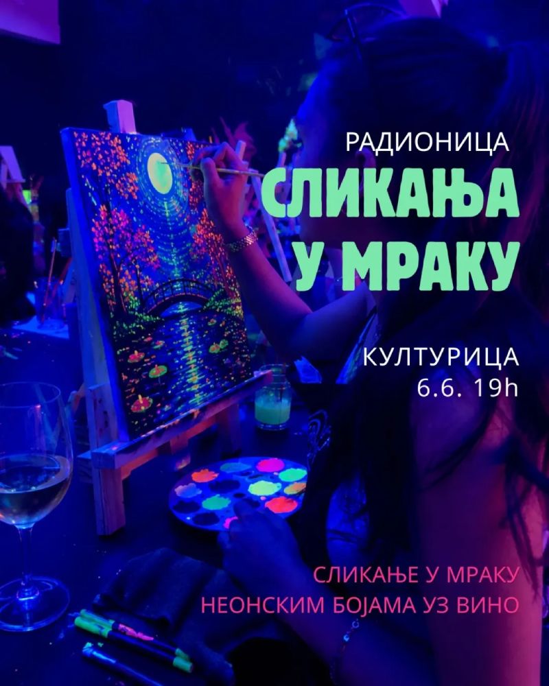 Radionica: Slikanje u mraku