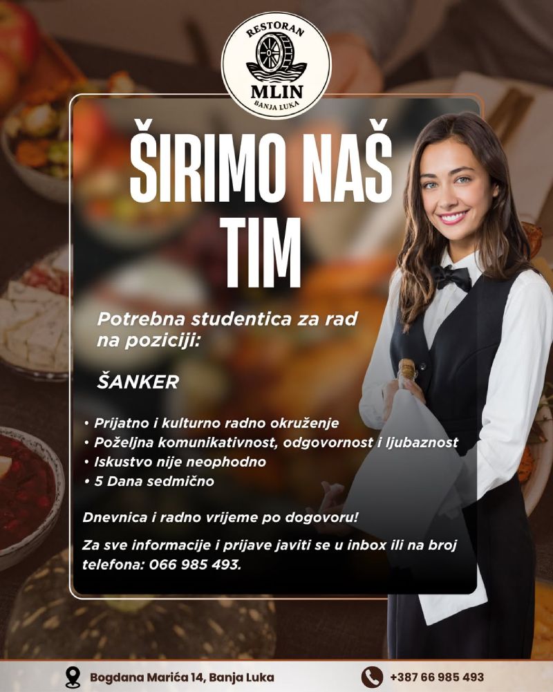 Stari Mlin zapošljava