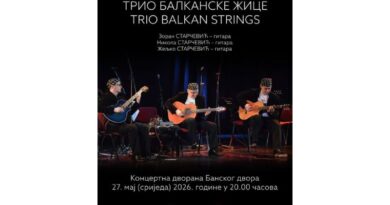 Trio Balkanske žice u Banskom dvoru