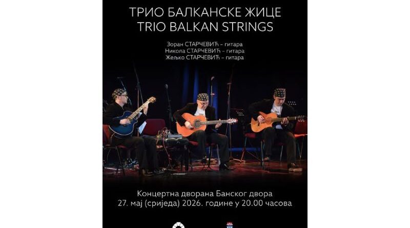 Trio Balkanske žice u Banskom dvoru