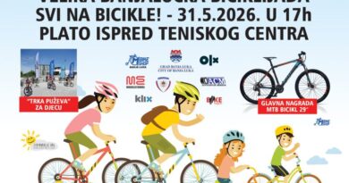 Velika banjalučka biciklijada „Svi na bicikle!“ 31. maja
