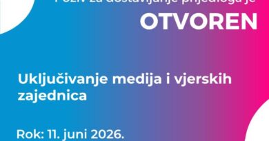 Grant: Uključivanje medija i vjerskih zajednica