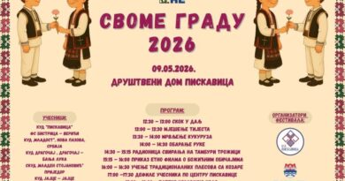 „Svome gradu“: KUD „Piskavica“ organizuje smotru dječijih folklornih sekcija