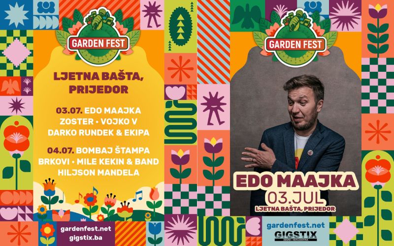 Edo Maajka poziva na Jelen Garden Fest: "Prijedore, vidimo se ovog ljeta!"