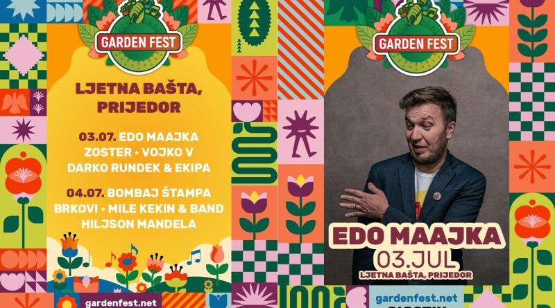 Edo Maajka poziva na Jelen Garden Fest: "Prijedore, vidimo se ovog ljeta!"