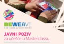 Javni poziv na učešće u projektu ReWeave - Slow Fashion for Shared Futures