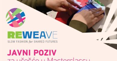 Javni poziv na učešće u projektu ReWeave - Slow Fashion for Shared Futures