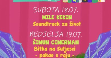 OK Book zona 2026: Mile Kekin i Šimun Cimerman u programu Jelen OK festa.