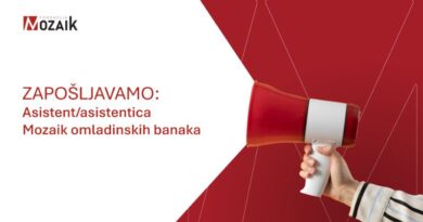 Mozaik OB zapošljava