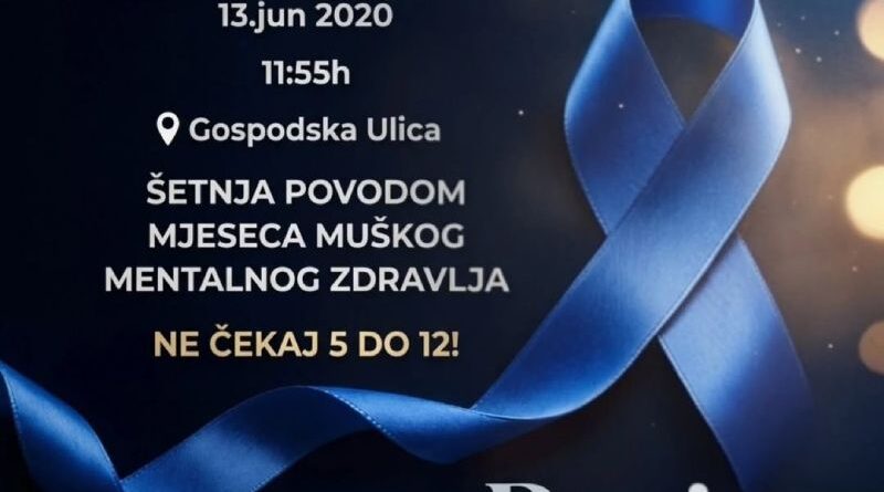 Reci brate: šetnja povodom mjeseca muškog mentalnog zdravlja