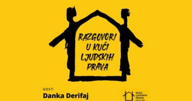 Razgovori sa Dankom Derifaj u Kući ljudskih prava 12. juna