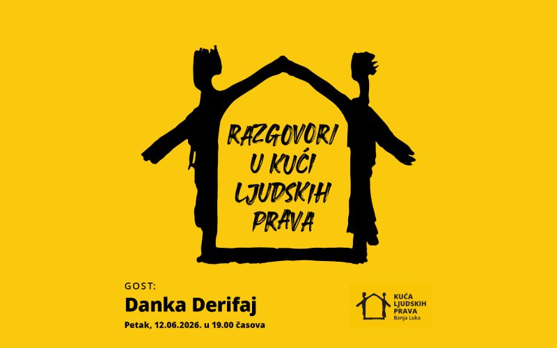Razgovori sa Dankom Derifaj u Kući ljudskih prava 12. juna