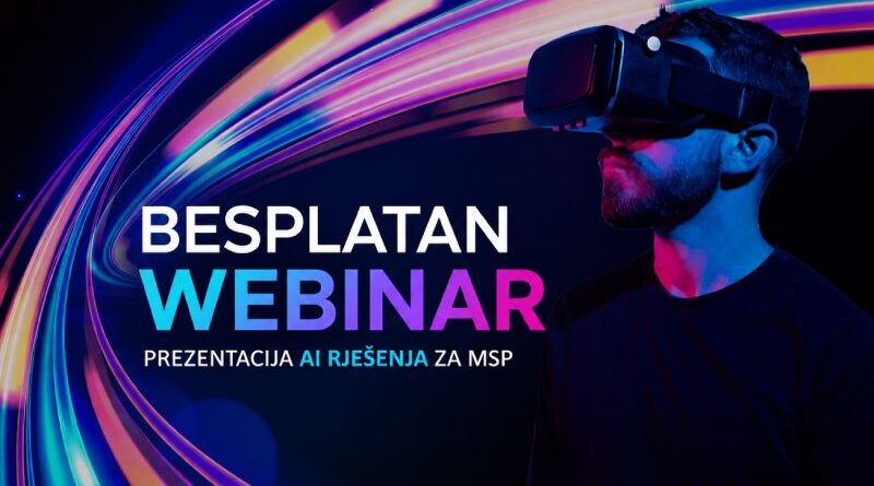 AI FORWARD završni webinar: Predstavljanje AI rješenja razvijenih za mala i srednja preduzeća