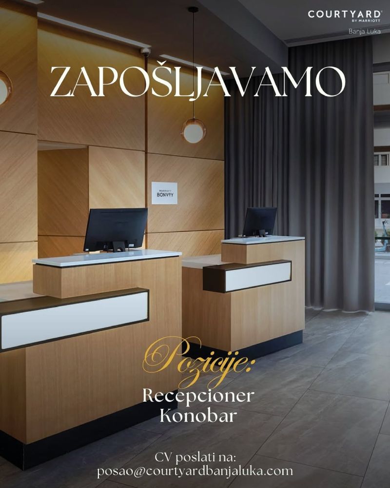 Courtyard by Marriott zapošljava