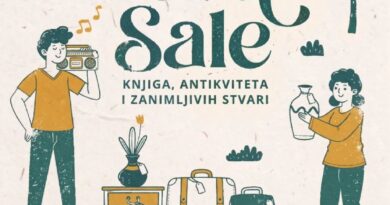 Dvorišna rasprodaja knjiga, antikviteta i zanimljivih stvari
