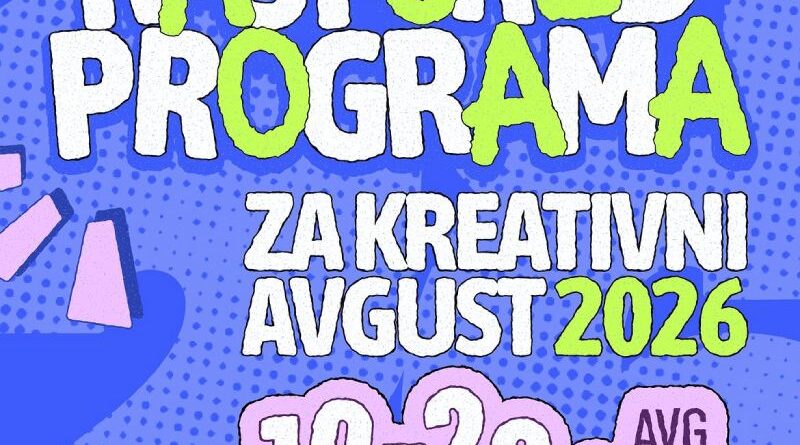 Program festivala Kreativni avgust