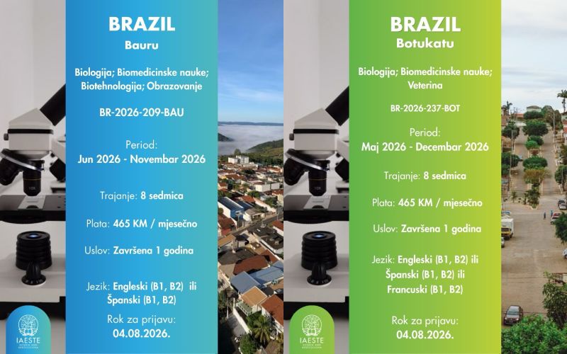 IAESTE prakse: Četiri top prakse u Brazilu