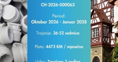 IAESTE prilika: Praksa u Švajcarskoj
