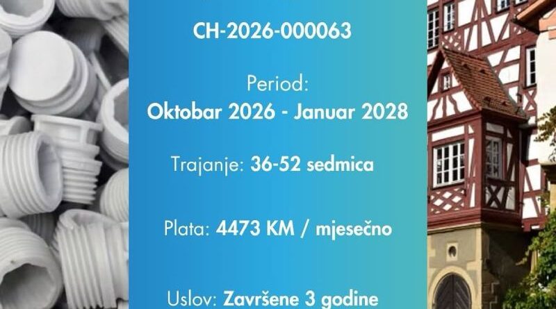 IAESTE prilika: Praksa u Švajcarskoj