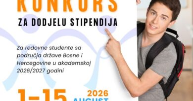 Konkurs za stipendije Bosana Fondacije za 2026/27. godinu