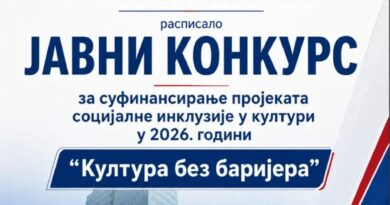 Ministarstvo prosvjete i kulture raspisalo Javni konkurs „Kultura bez barijera“