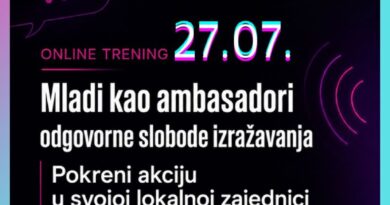 Mladi kao ambasadori odgovorne slobode izražavanja