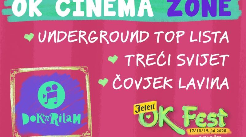 Muzički dokumentarci pod zvijezdama: OK Cinema Zona i ove godine dio programa Jelen OK Festa